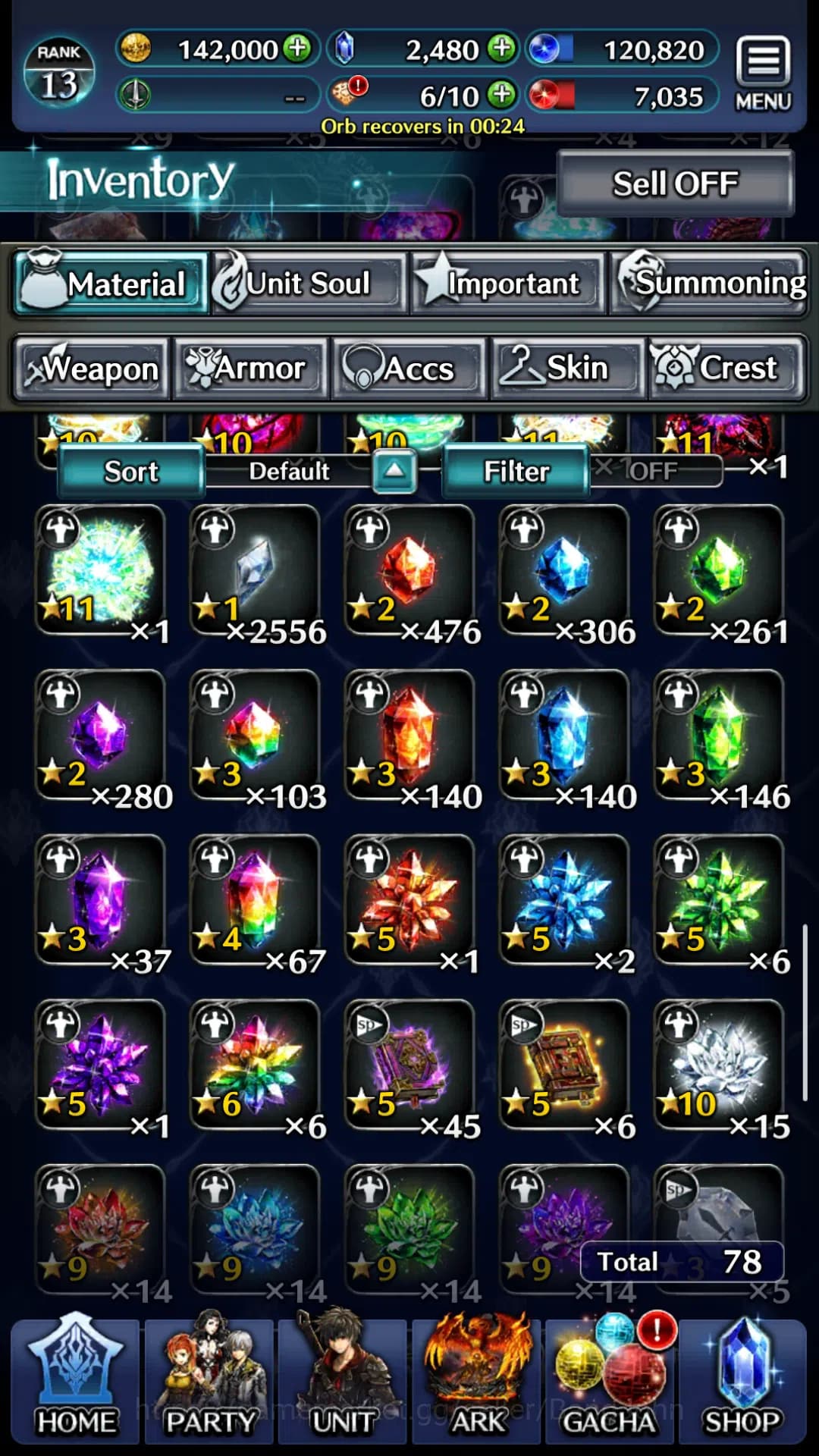 Last Cloudia Accounts GLOBAL|Rank 13|Collab Rimuru,Milim|Other Unit GHAd image 10