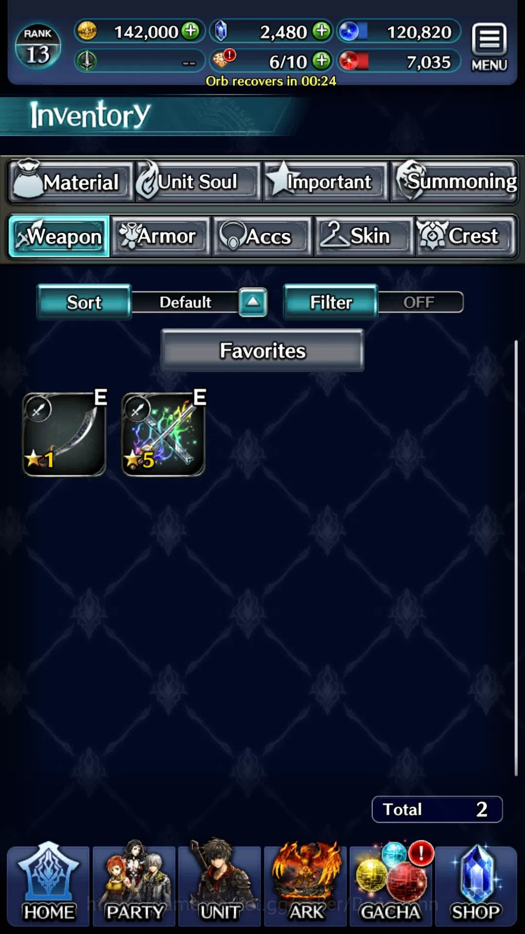 Last Cloudia Accounts GLOBAL|Rank 13|Collab Rimuru,Milim|Other Unit GHAd image 12