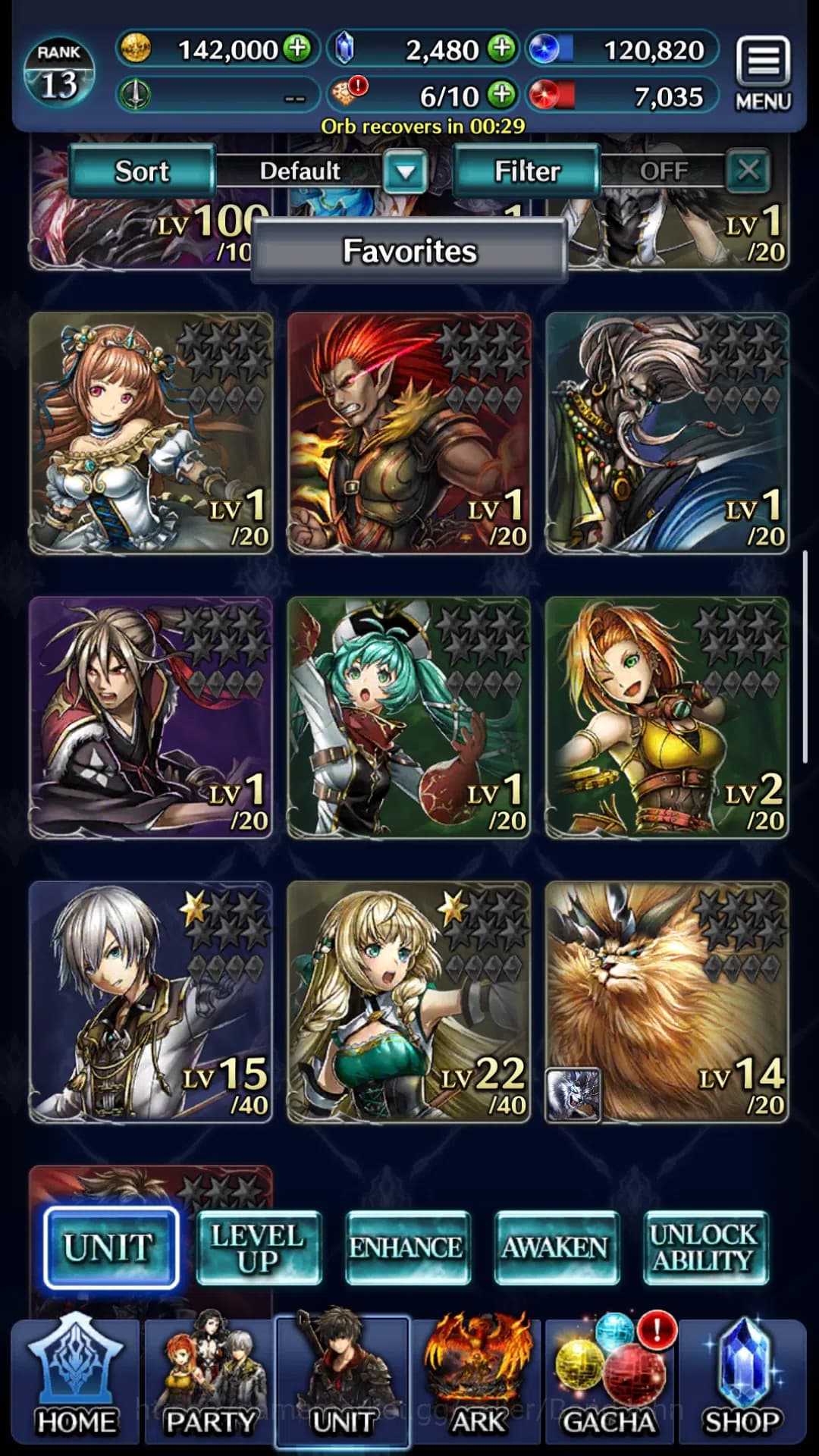 Last Cloudia Accounts GLOBAL|Rank 13|Collab Rimuru,Milim|Other Unit GHAd image 3