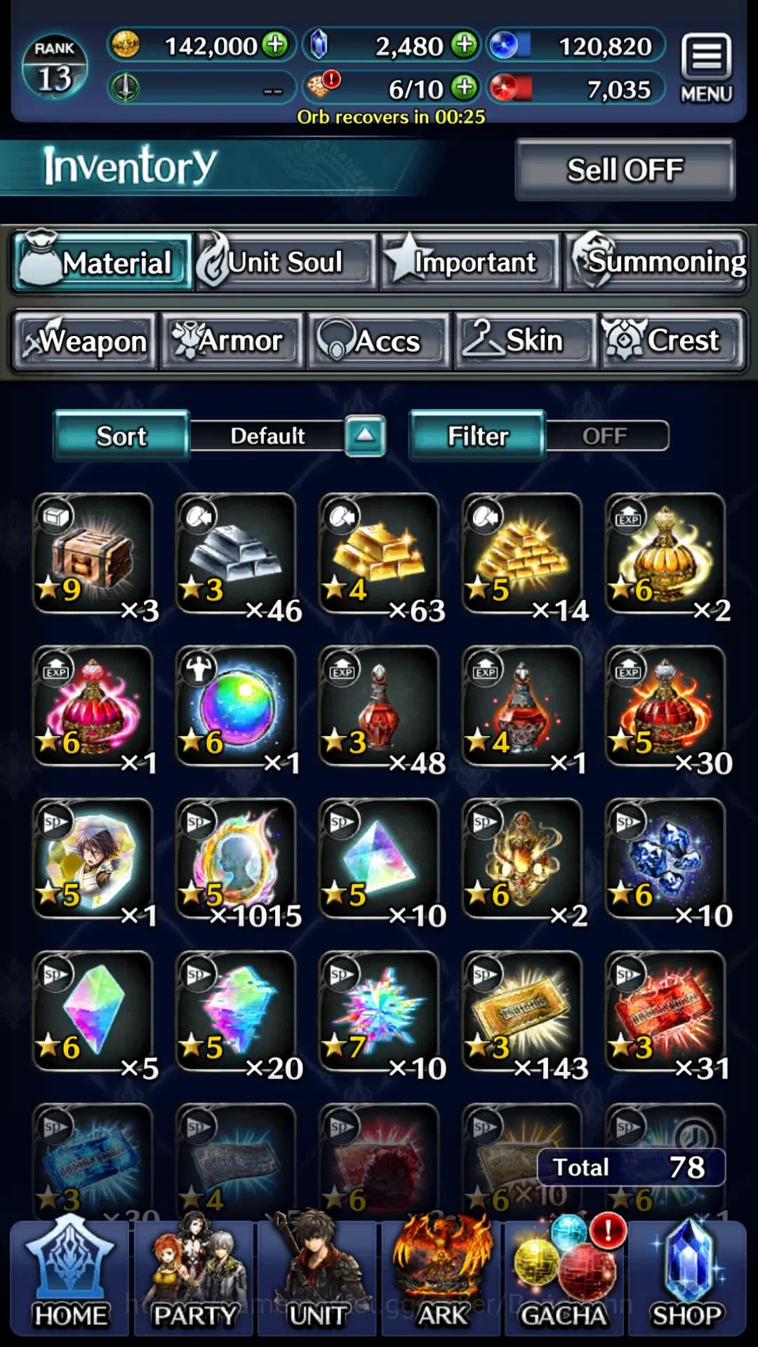 Last Cloudia Accounts GLOBAL|Rank 13|Collab Rimuru,Milim|Other Unit GHAd image 8