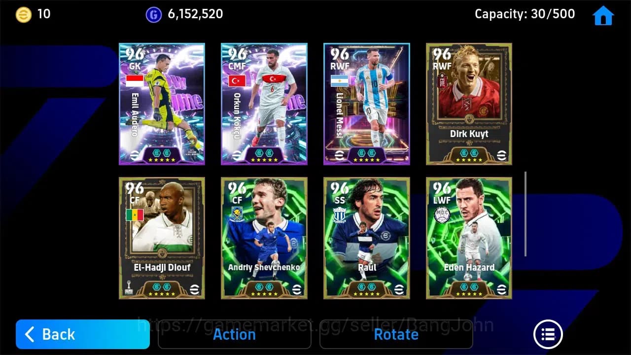 eFootball Accounts ANDROID|PW 3209|Gareth Bale Epic,Luis Figo Epic,Em image 2