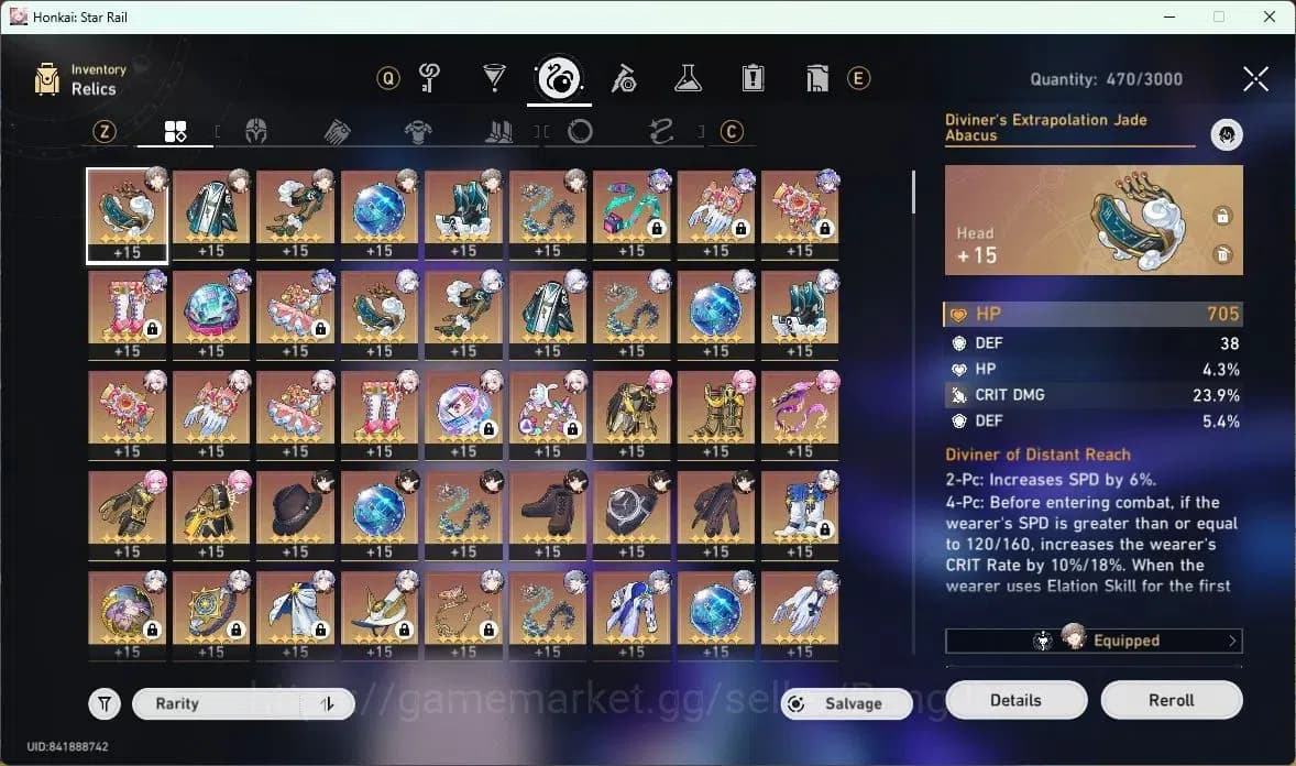 Honkai Star Rail Accounts Asia | TL68 |Phainon+Sign|Cyrene+Sign|Sparxie+Sign image 16