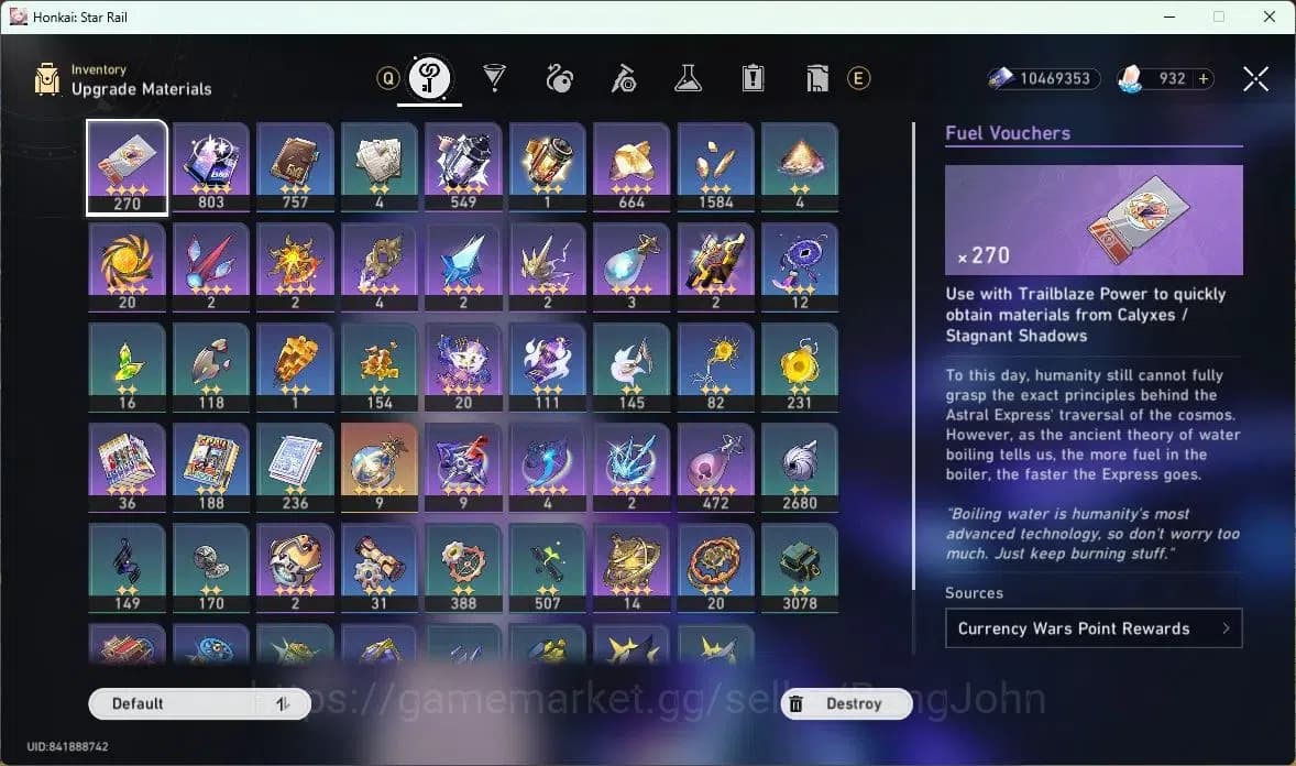 Honkai Star Rail Accounts Asia | TL68 |Phainon+Sign|Cyrene+Sign|Sparxie+Sign image 18