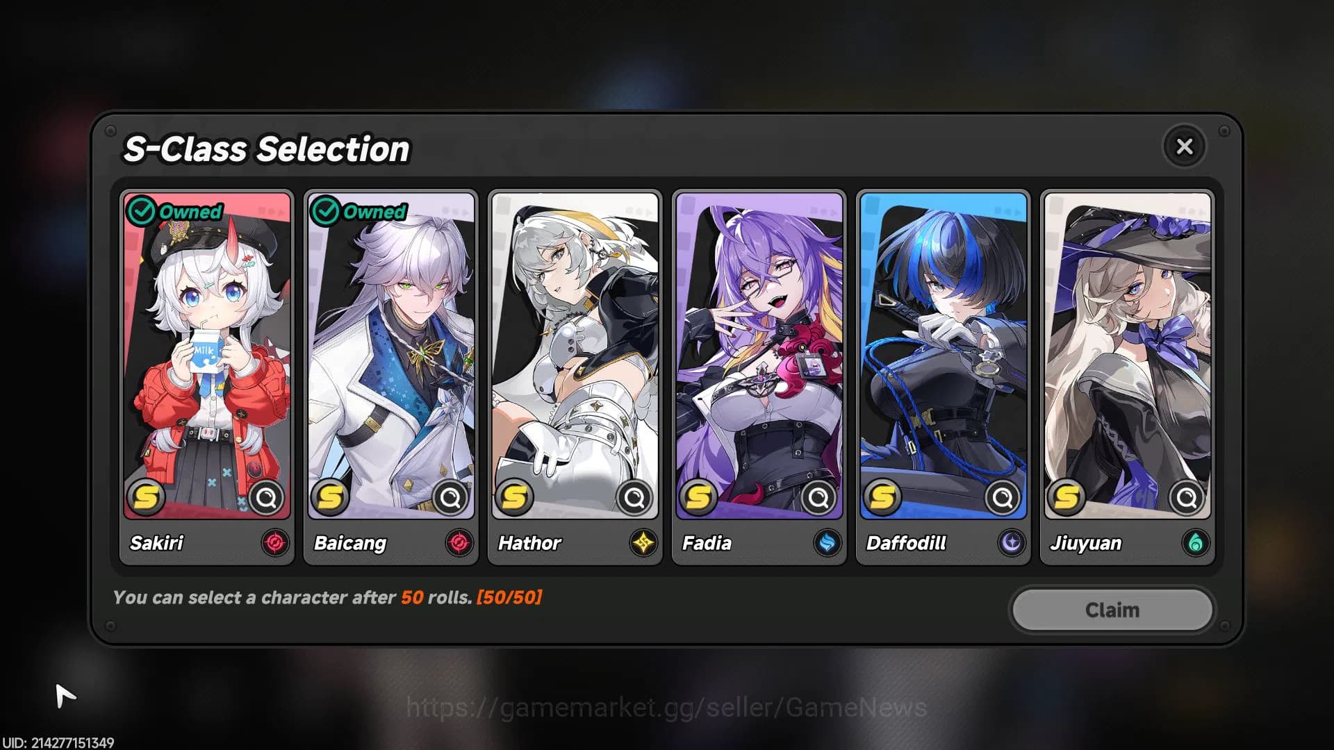 Neverness to Everness Accounts GLOBAL EU |HL 3| 1 SSR Limited Nanally | 4 SR [Min image 3