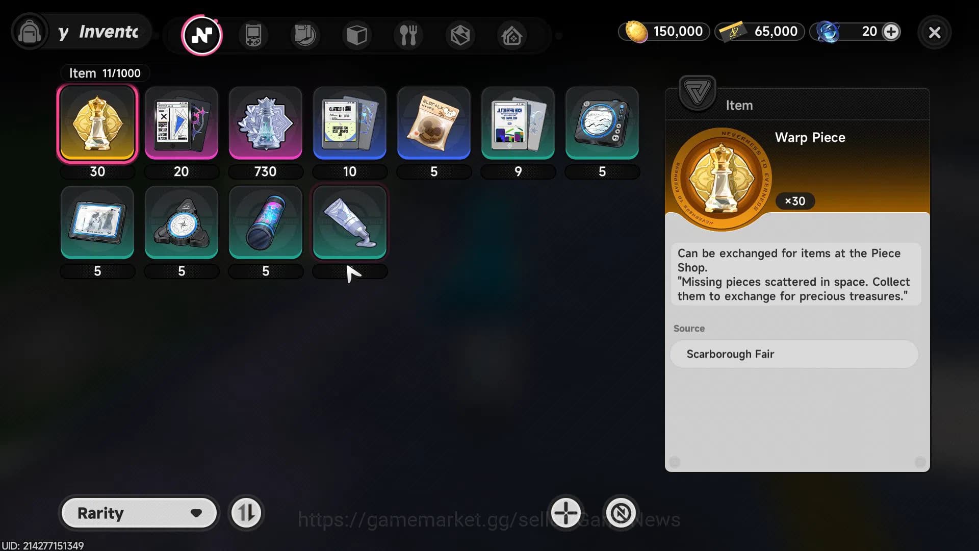 Neverness to Everness Accounts GLOBAL EU |HL 3| 1 SSR Limited Nanally | 4 SR [Min image 4