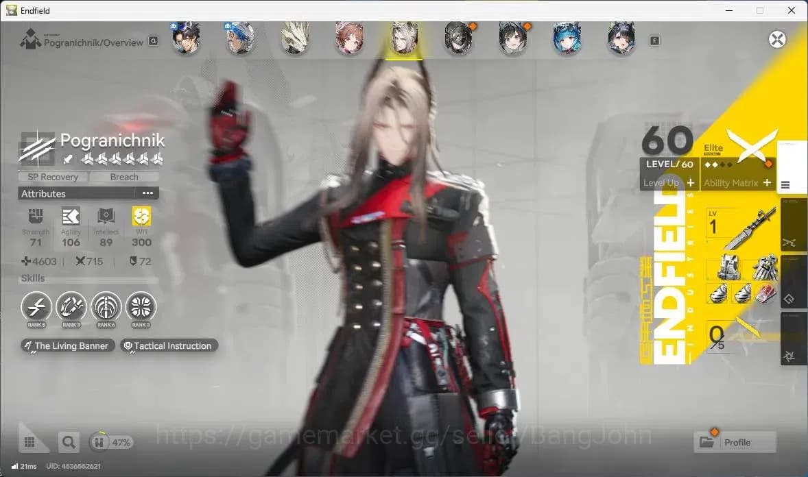Arknights: Endfield Accounts Asia | Lv54|3 Limit+3Sign|Limit(Z.Fangyi,Rossi,Tan image 12