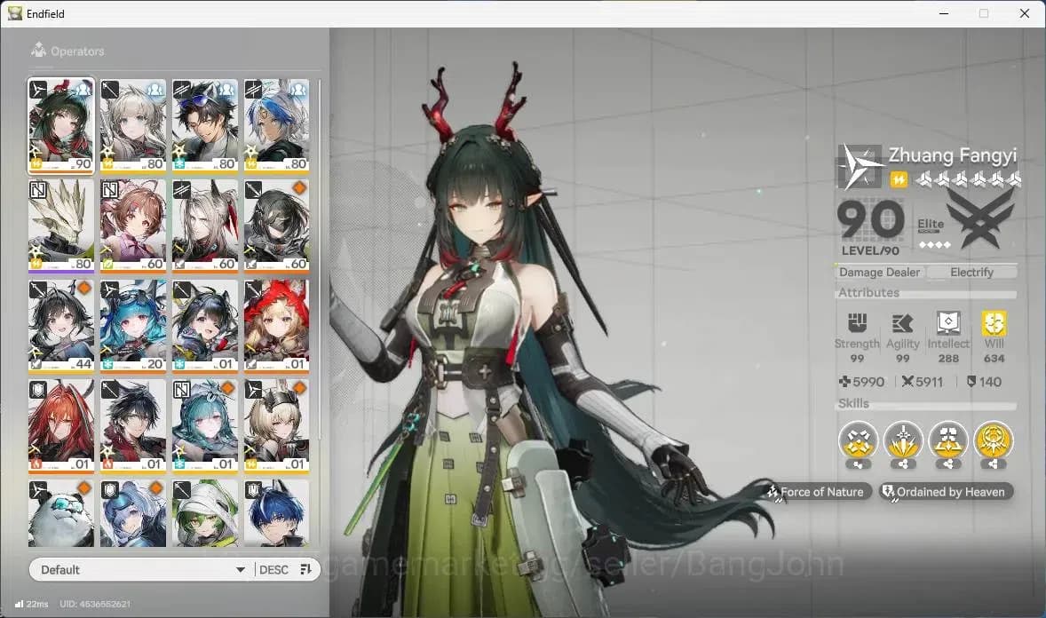 Arknights: Endfield Accounts Asia | Lv54|3 Limit+3Sign|Limit(Z.Fangyi,Rossi,Tan image 18