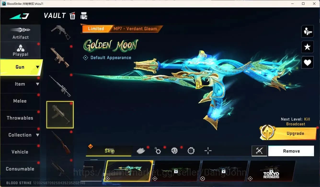 Blood Strike Accounts ASIA | Limited Butterfly Knife | 3 7DS Guns: AK47, image 11