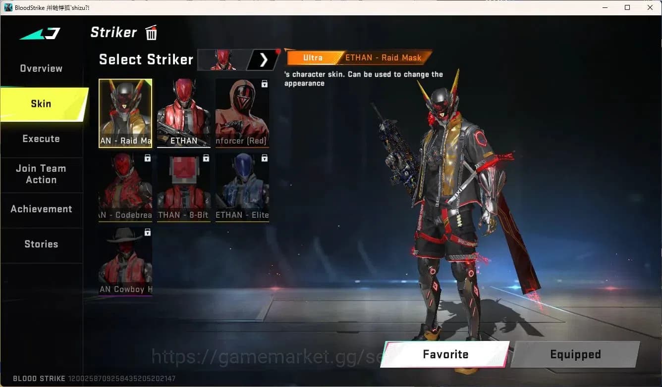 Blood Strike Accounts ASIA | Limited Butterfly Knife | 3 7DS Guns: AK47, image 2