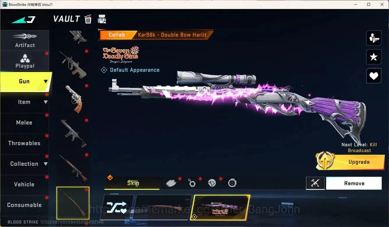 Blood Strike Accounts ASIA | Limited Butterfly Knife | 3 7DS Guns: AK47, image 7