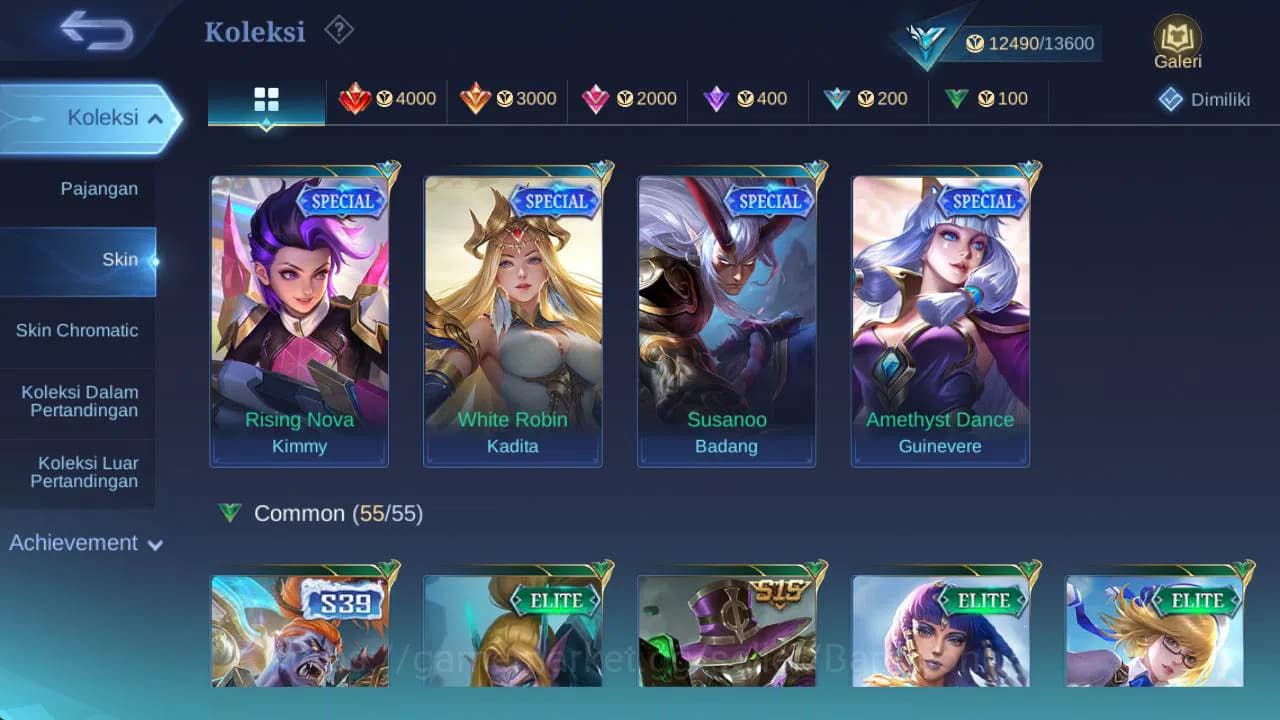 Mobile Legends: Bang Bang Accounts GLOBAL|Hero 60|Skin 76|pace fanny, sponge cylops, image 6