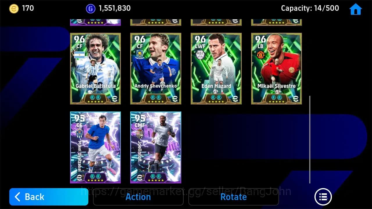 eFootball Accounts Android|PW 3162 Maxed 107 CF Gerd Muller, 104 AMF image 3