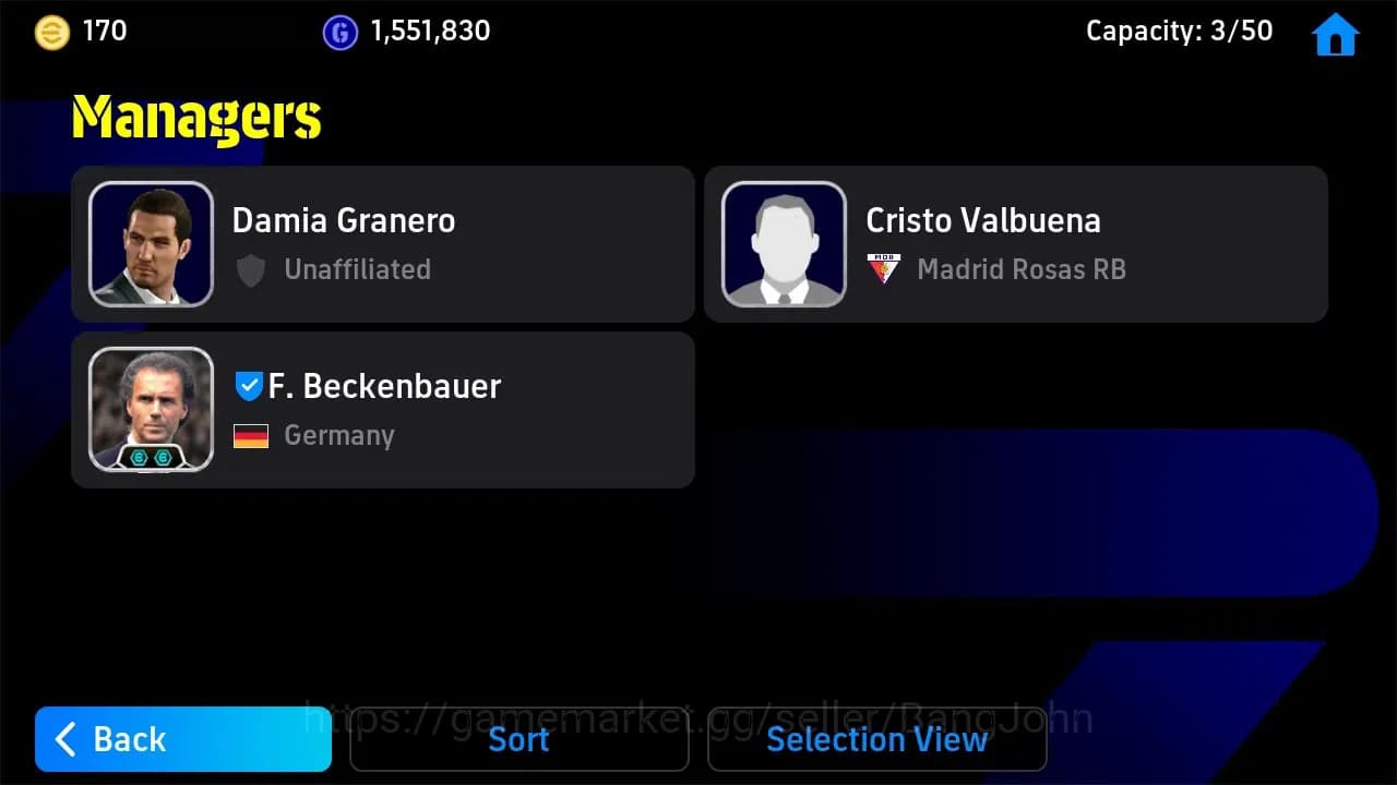 eFootball Accounts Android|PW 3162 Maxed 107 CF Gerd Muller, 104 AMF image 5