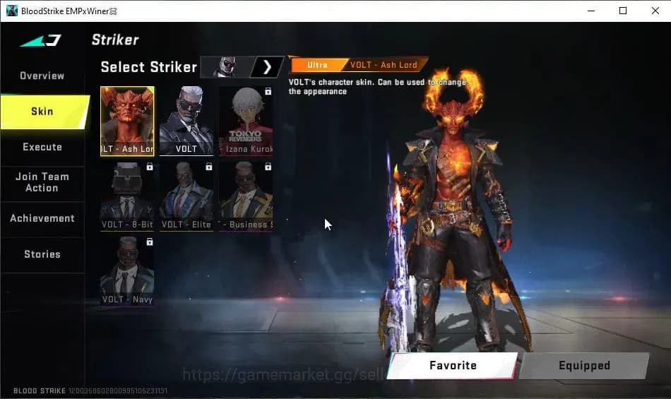 Blood Strike Accounts ASIA|9 ULTRA[VOLT,ZERO,Kar98k,AUG,M700,URB,Vector, image 3