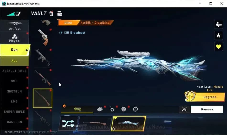 Blood Strike Accounts ASIA|9 ULTRA[VOLT,ZERO,Kar98k,AUG,M700,URB,Vector, image 9