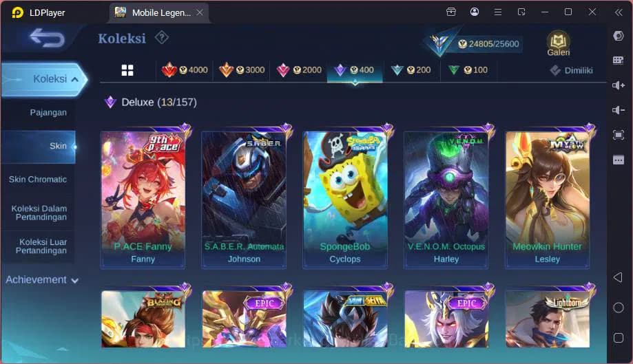 Mobile Legends: Bang Bang Accounts Hero 61|Skin 87|KOF Karina,Prime Granger,Saint Bad image 4