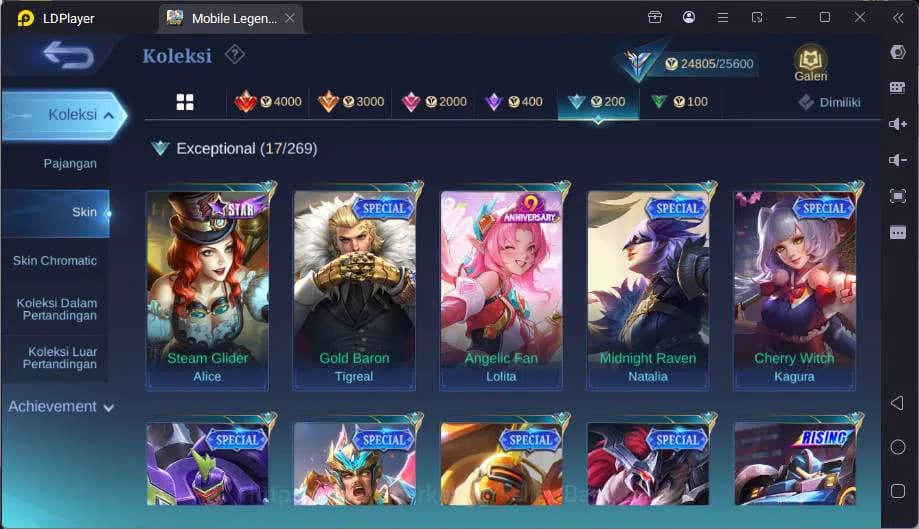Mobile Legends: Bang Bang Accounts Hero 61|Skin 87|KOF Karina,Prime Granger,Saint Bad image 7
