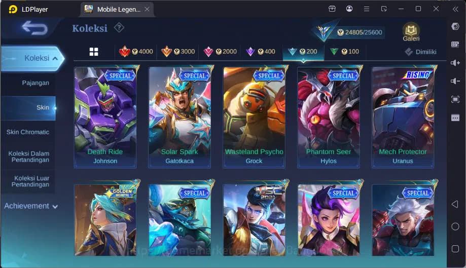 Mobile Legends: Bang Bang Accounts Hero 61|Skin 87|KOF Karina,Prime Granger,Saint Bad image 8