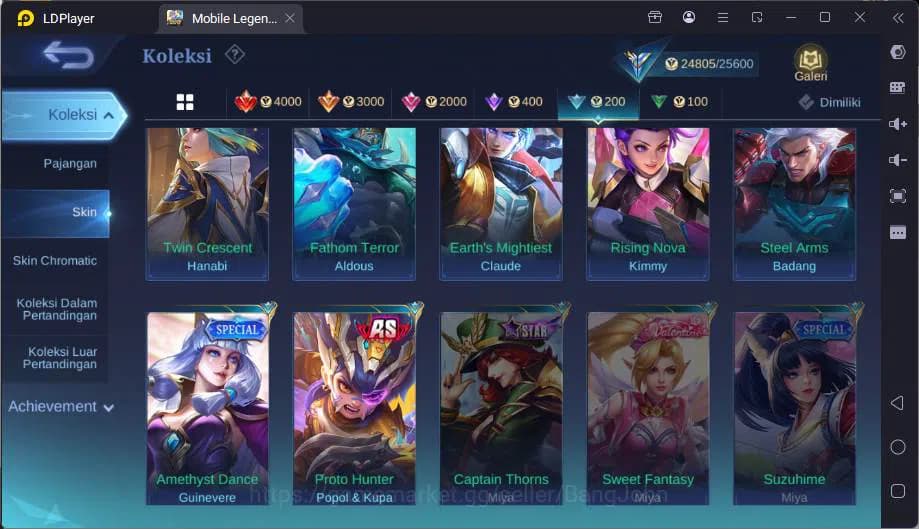 Mobile Legends: Bang Bang Accounts Hero 61|Skin 87|KOF Karina,Prime Granger,Saint Bad image 9
