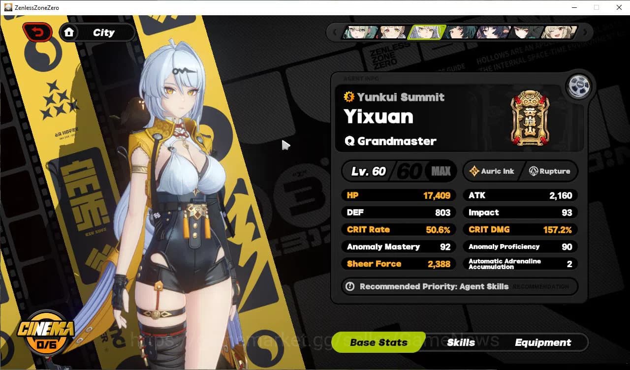 Zenless Zone Zero Accounts ASIA IK 54|S1 Ch3|10 Limit,Miyabi Team[(Miyabi,Yix image 9
