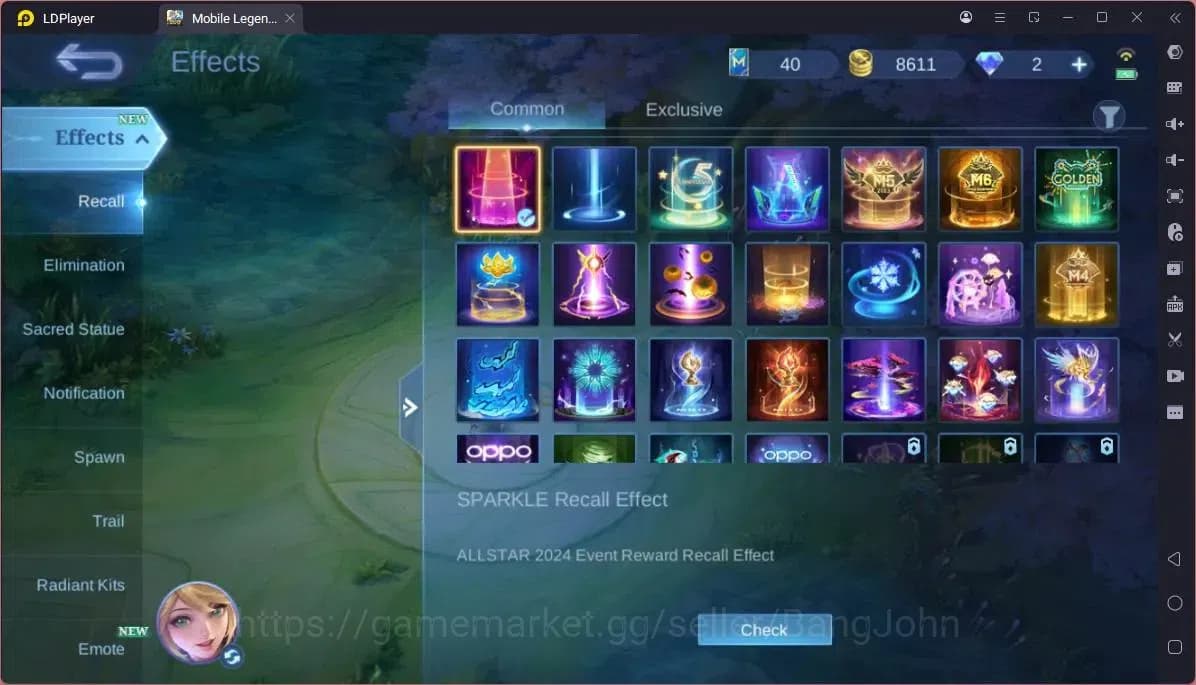 Mobile Legends: Bang Bang Accounts GLOBAL Hero 94 Skin 181|9th Fanny|Rising Lolita|M image 3