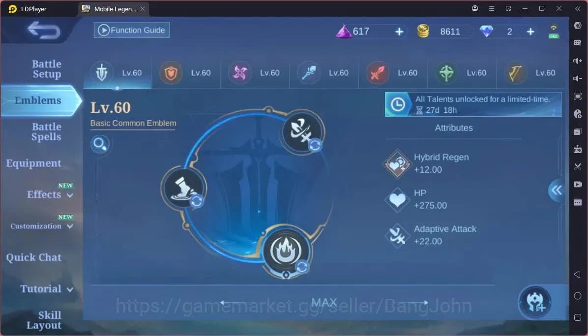 Mobile Legends: Bang Bang Accounts GLOBAL Hero 94 Skin 181|9th Fanny|Rising Lolita|M image 4