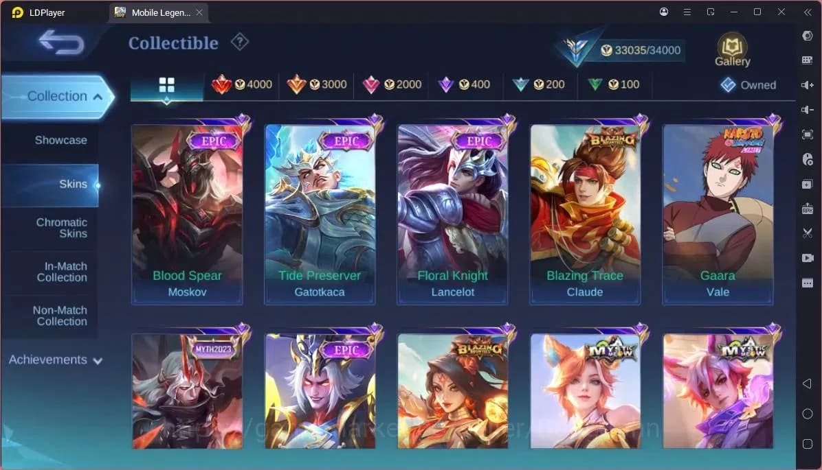Mobile Legends: Bang Bang Accounts GLOBAL Hero 94 Skin 181|9th Fanny|Rising Lolita|M image 6