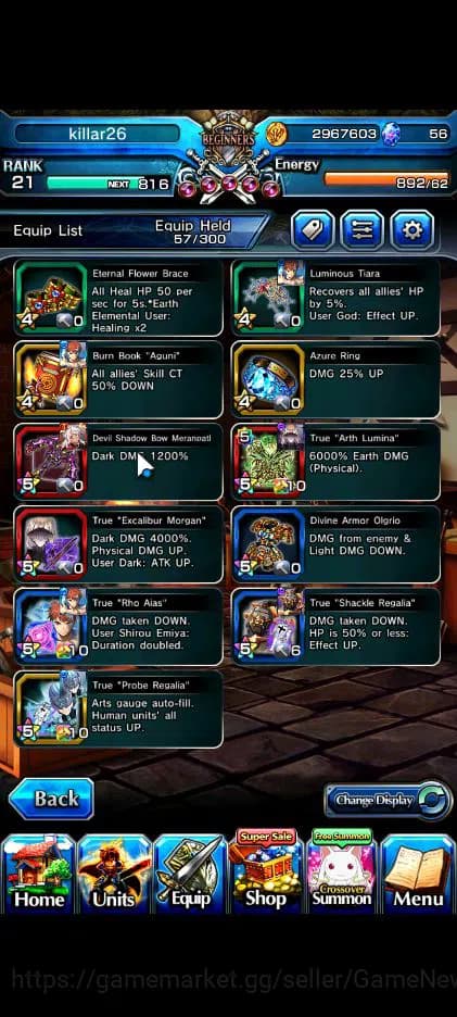 Grand Summoners Accounts Global|Rank 21|14 Ascend|InumutaTW,EmiyaTW,Summer image 10