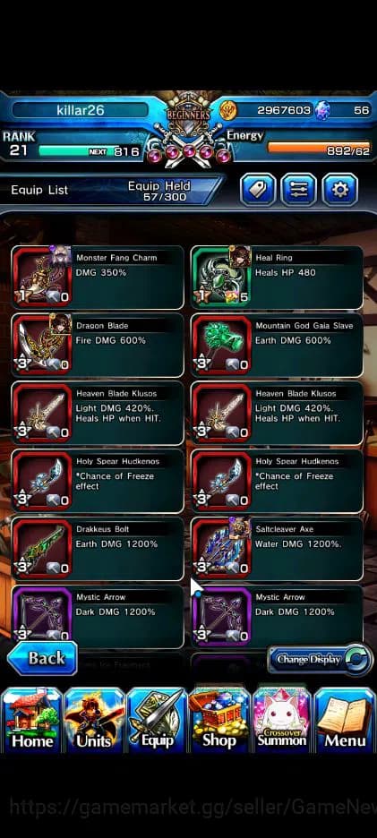 Grand Summoners Accounts Global|Rank 21|14 Ascend|InumutaTW,EmiyaTW,Summer image 6