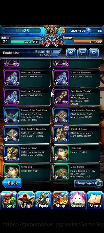 Grand Summoners Accounts Global|Rank 21|14 Ascend|InumutaTW,EmiyaTW,Summer image 7