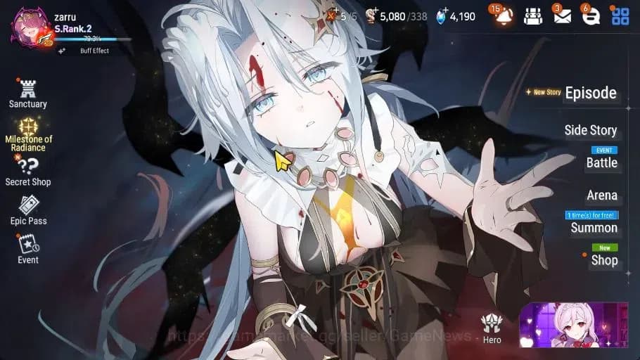 Epic Seven Accounts GLOBAL Verif|22 ML(Notos,Salome,LOTS,B Arunka,NM L image 1