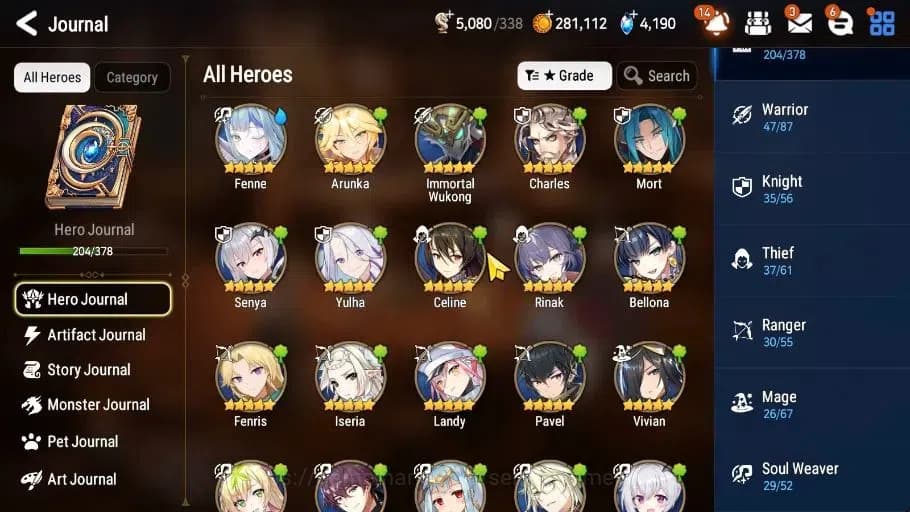 Epic Seven Accounts GLOBAL Verif|22 ML(Notos,Salome,LOTS,B Arunka,NM L image 10