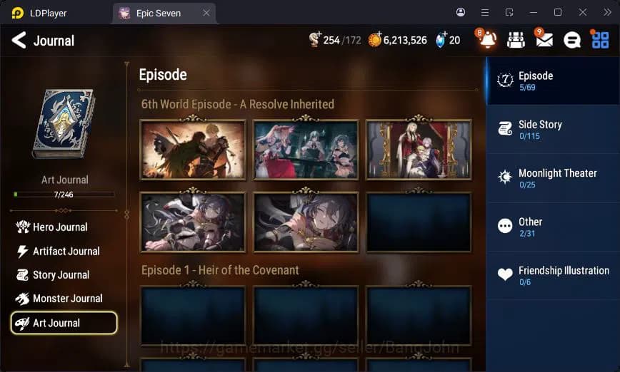 Epic Seven Accounts Global Unverif | 1ML | Tieria | Judge Kise | Victo image 11