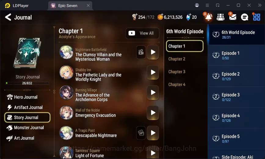 Epic Seven Accounts Global Unverif | 1ML | Tieria | Judge Kise | Victo image 13