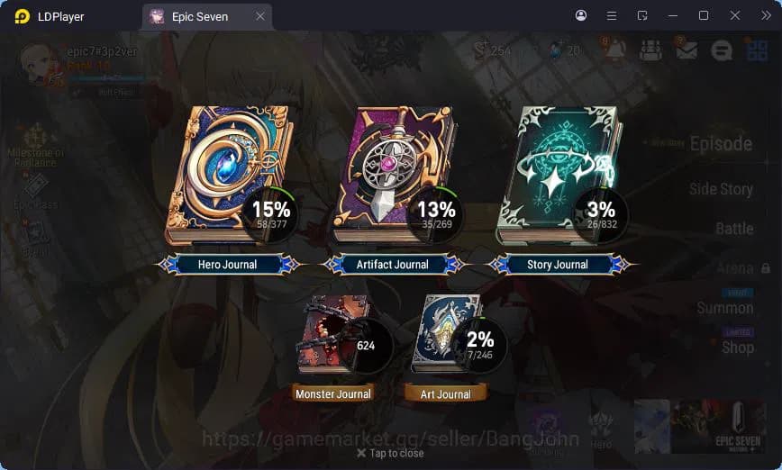 Epic Seven Accounts Global Unverif | 1ML | Tieria | Judge Kise | Victo image 16