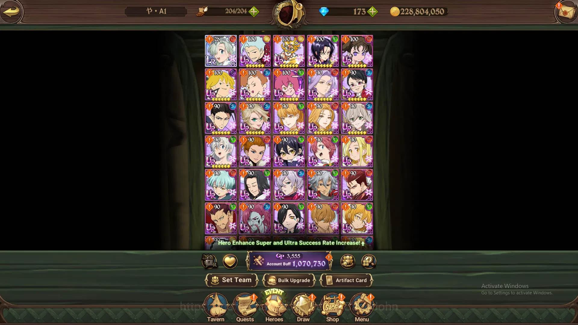 The Seven Deadly Sins: Grand Cross Accounts ASIA|1m CC|DM 173|Collab Shinra Kusakabe|UR Demon image 8