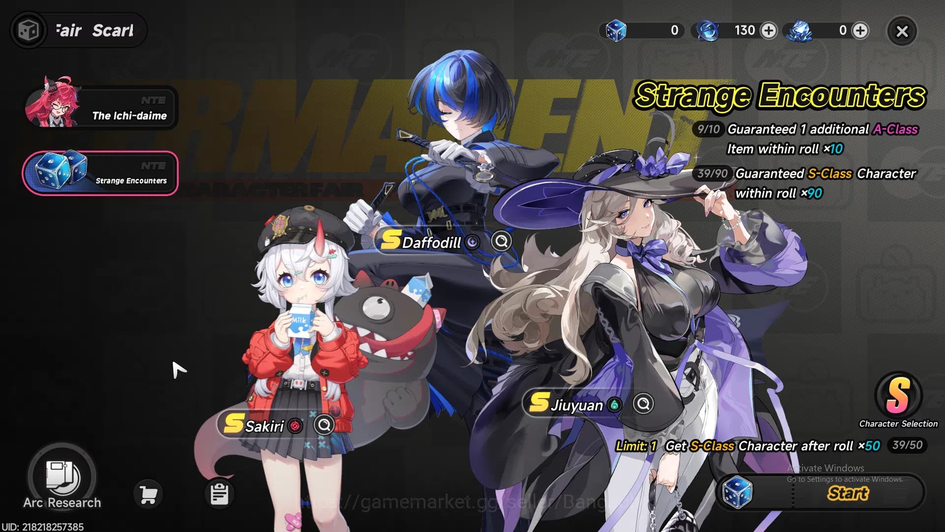 Neverness to Everness Accounts EU | Starter Lv3 | 1 S Char Nanally + 5 A Char | M image 3