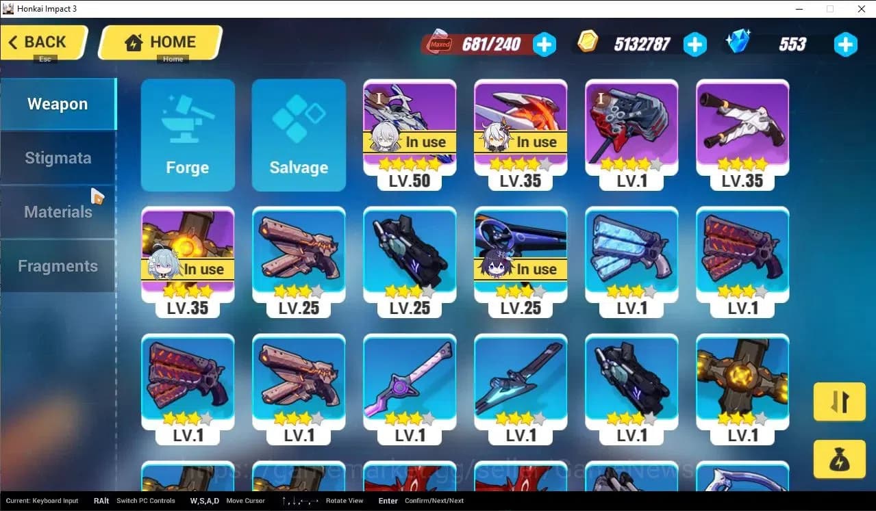 Honkai Impact 3rd Accounts SEA Lv42|1 Fullset (Bronya Zaychik Silverwing N-EX image 6