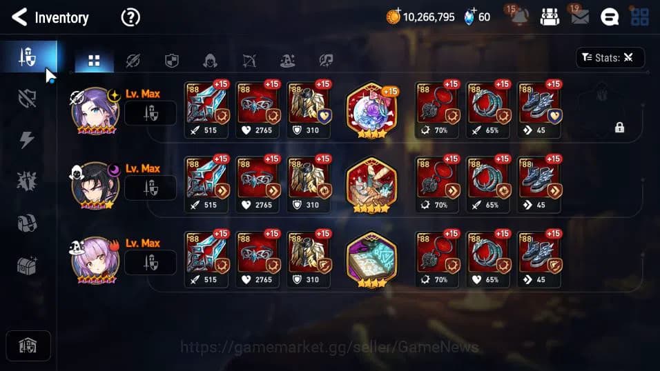 Epic Seven Accounts GLOBAL Verif|New Era|4 ML(Salome,DB Senya,SP Polit image 11