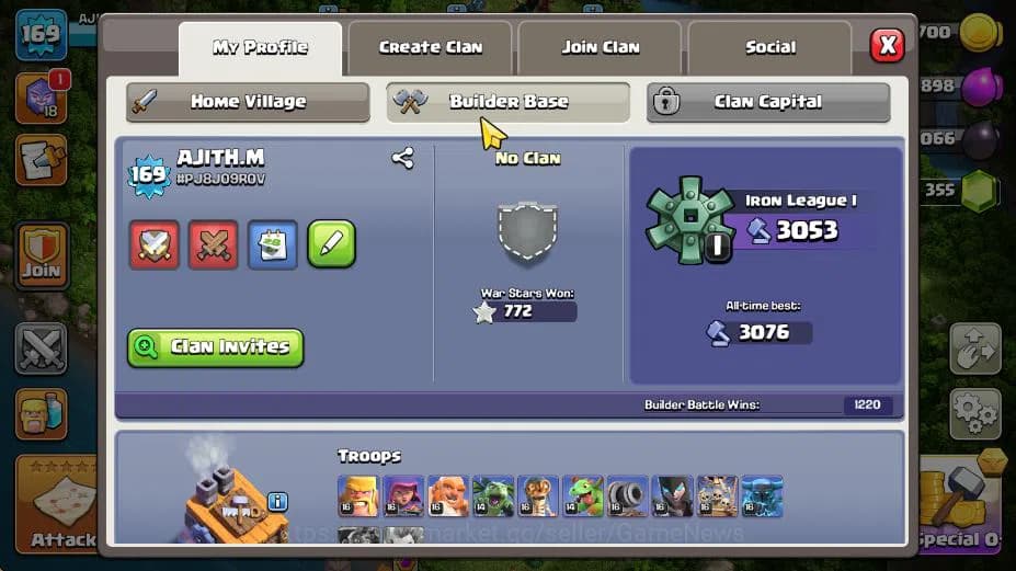 Clash of Clans Accounts TH 14-BH 8|Limited Skin|LV 169|HH 8|BK 70,AQ 74,GW image 4