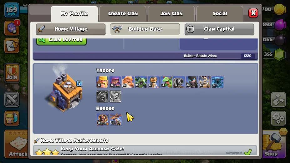 Clash of Clans Accounts TH 14-BH 8|Limited Skin|LV 169|HH 8|BK 70,AQ 74,GW image 5