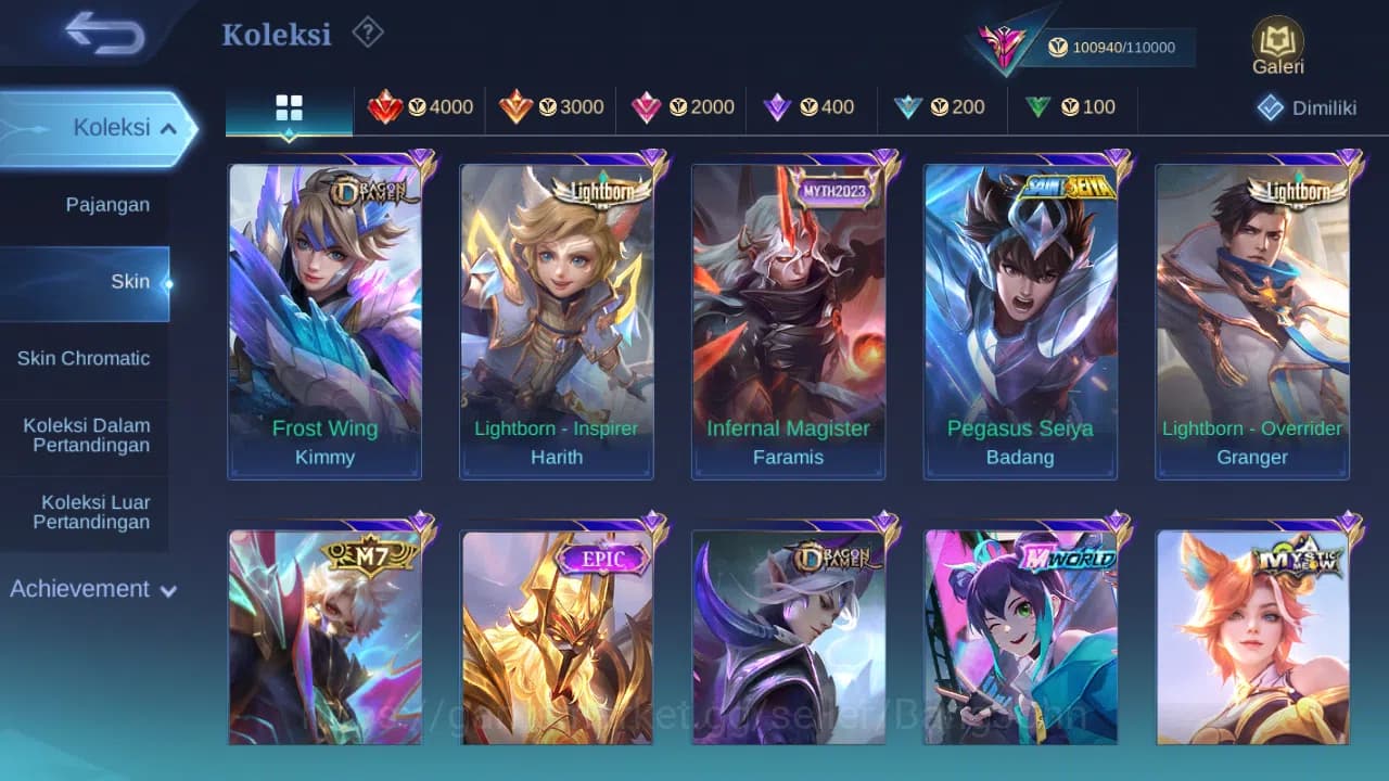 Mobile Legends: Bang Bang Accounts GLOBAL Hero 132 Skin 368 Aspirant Layla | Starwars image 11