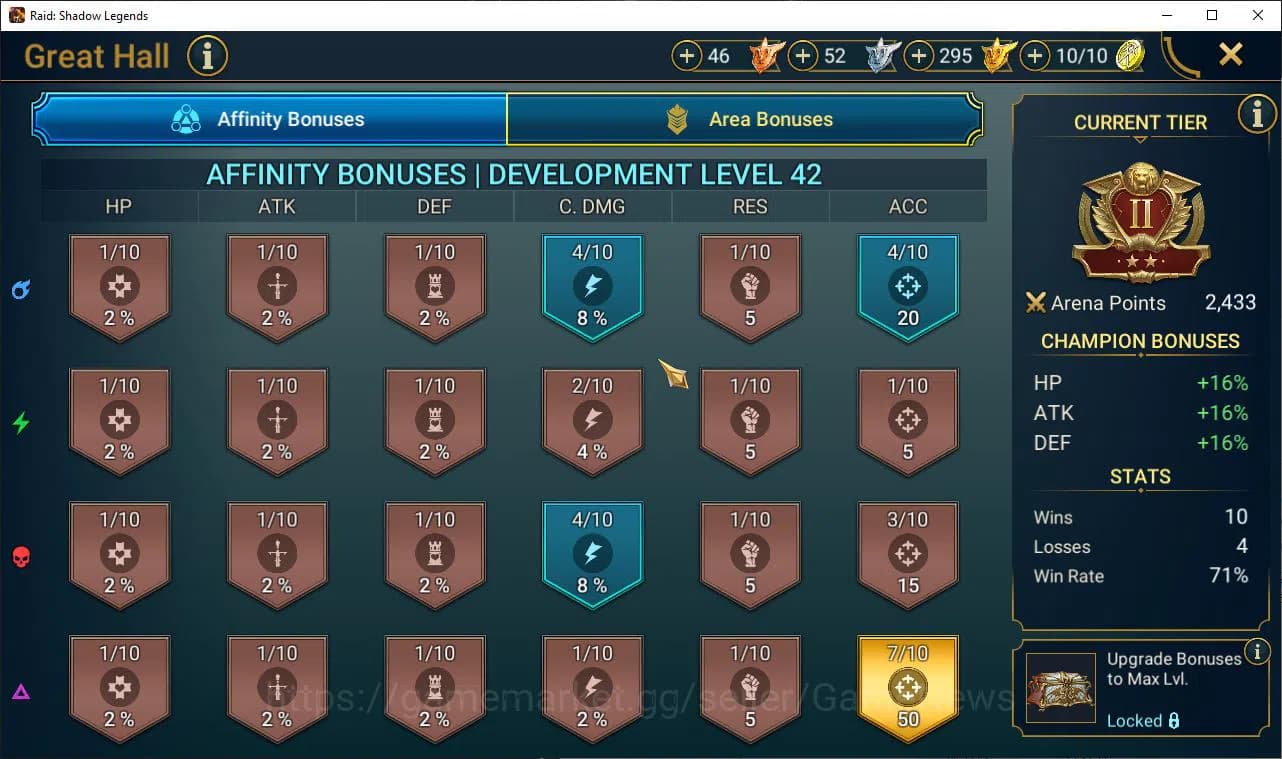 Raid: Shadow Legends Accounts Lv71 3,8M Pwr|1 Myth Embrys + Senna|58 Legends(Tit image 8