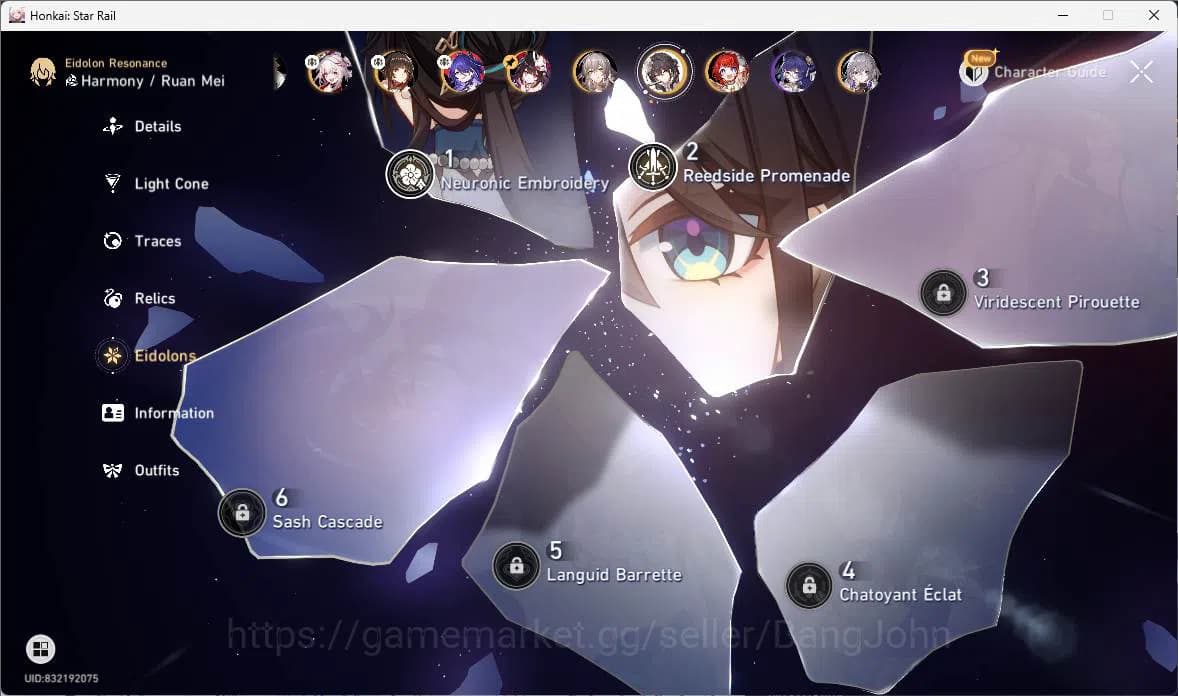 Honkai Star Rail Accounts ASIA|TL 68|10 limit|Acheron,Sparxie,Tribbie Sign,R image 11