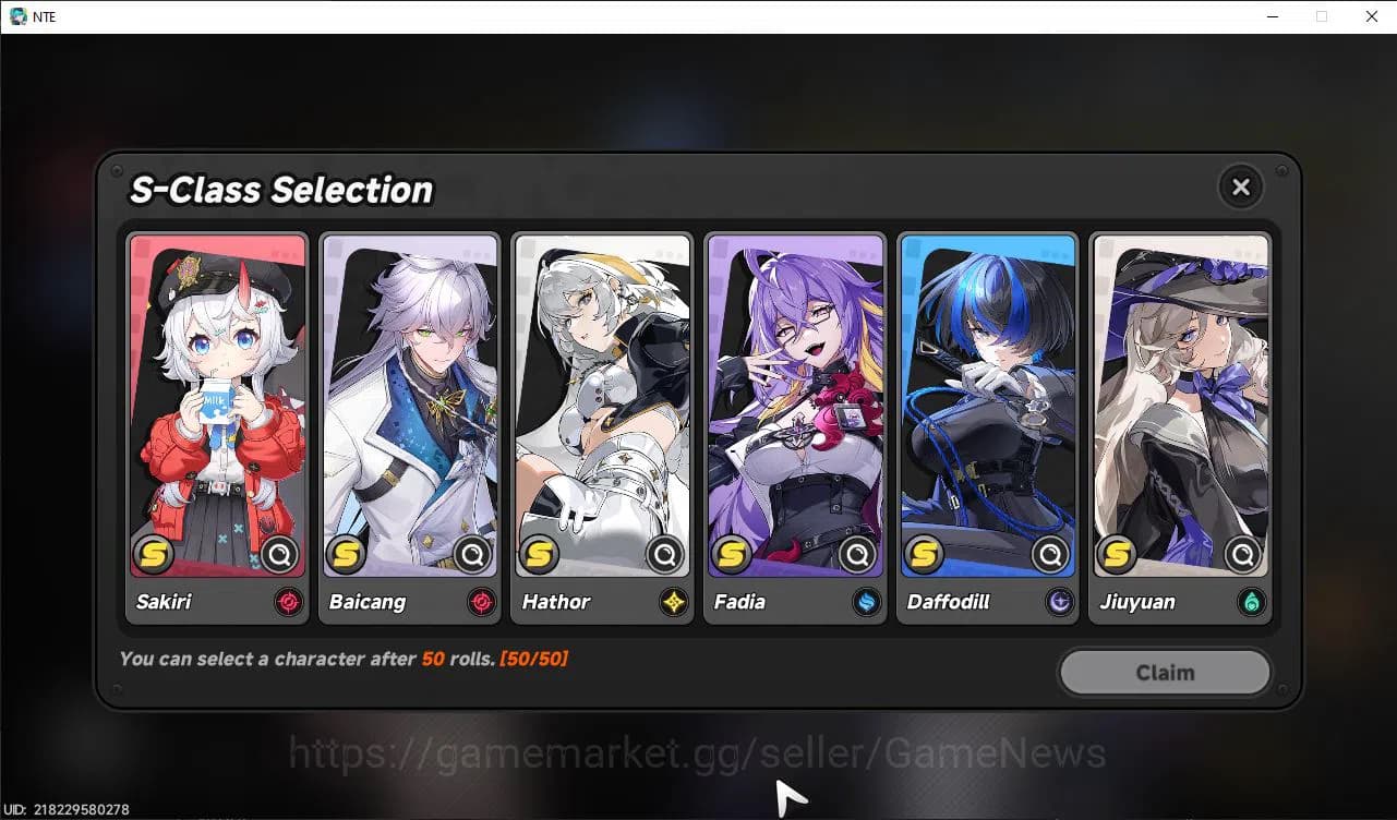 Neverness to Everness Accounts GLOBAL NA |HL 3| 1 SSR Meta Nanally+Sign | 6 SR [A image 5
