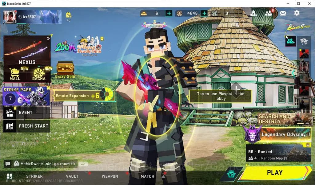 Blood Strike Accounts ASIA|Collab AOT(KAG6,FAL)+Melee OneHandAxe|7 ULTRA image 1