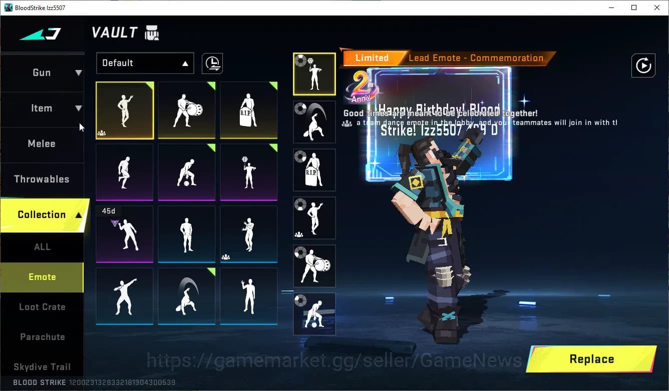 Blood Strike Accounts ASIA|Collab AOT(KAG6,FAL)+Melee OneHandAxe|7 ULTRA image 5