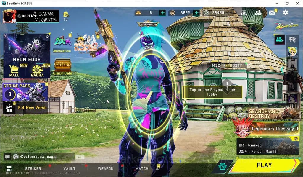 Blood Strike Accounts ASIA|MELE Axe-Crystal+20 ULTRA[Katya,Kraken,M4A1,V image 1