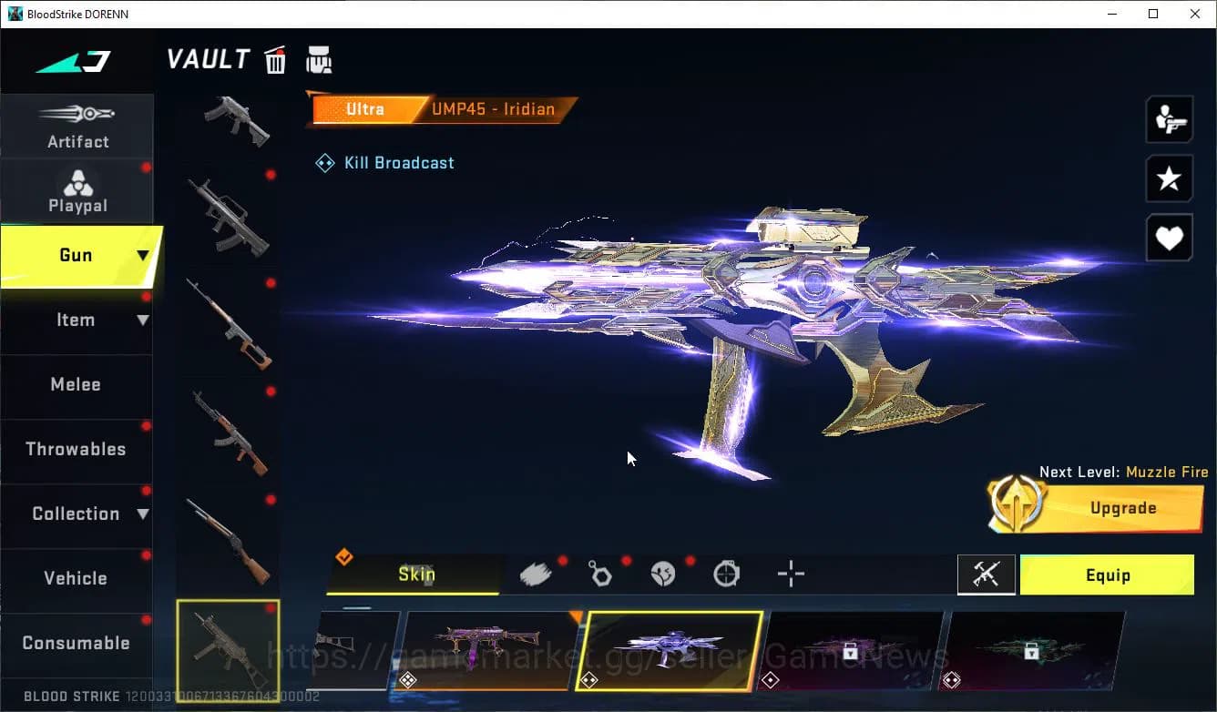 Blood Strike Accounts ASIA|MELE Axe-Crystal+20 ULTRA[Katya,Kraken,M4A1,V image 10