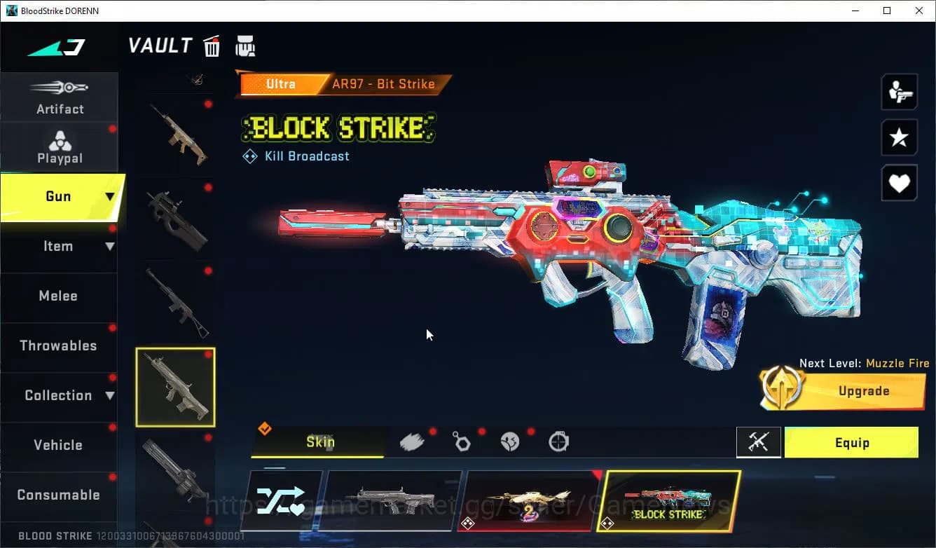 Blood Strike Accounts ASIA|MELE Axe-Crystal+20 ULTRA[Katya,Kraken,M4A1,V image 16
